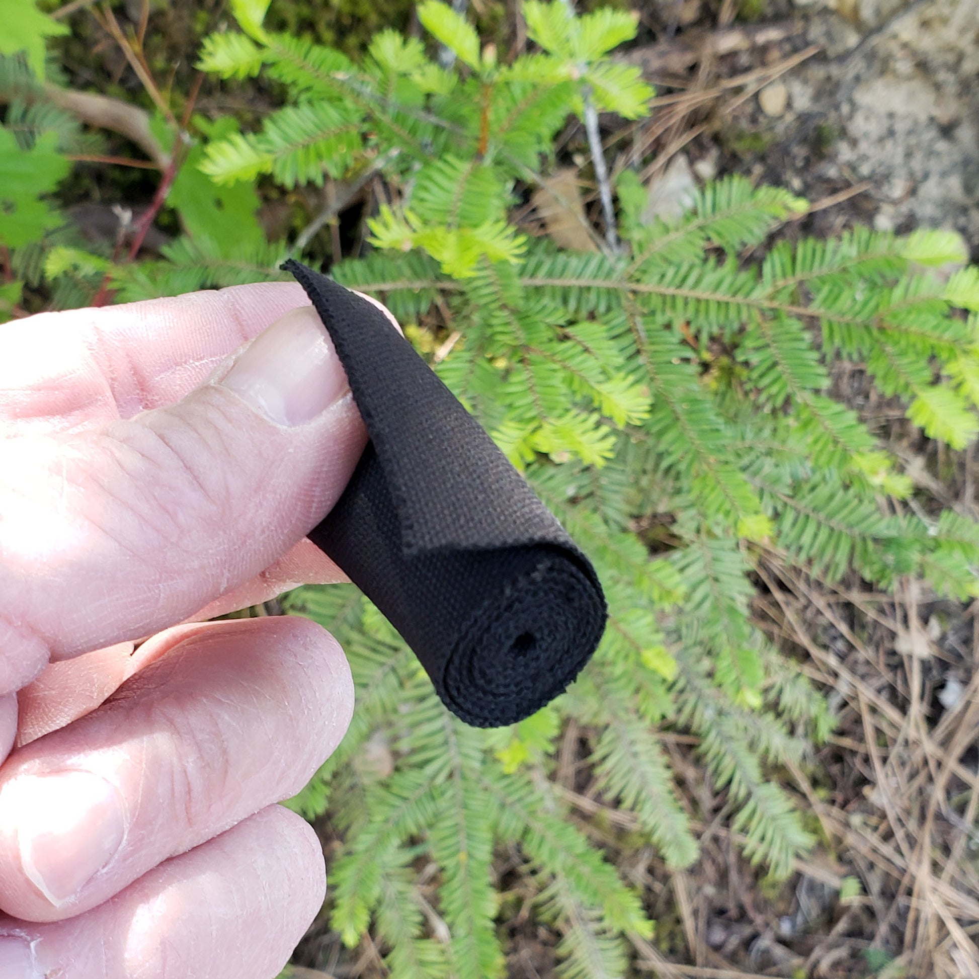 Heavy cotton duck charcloth