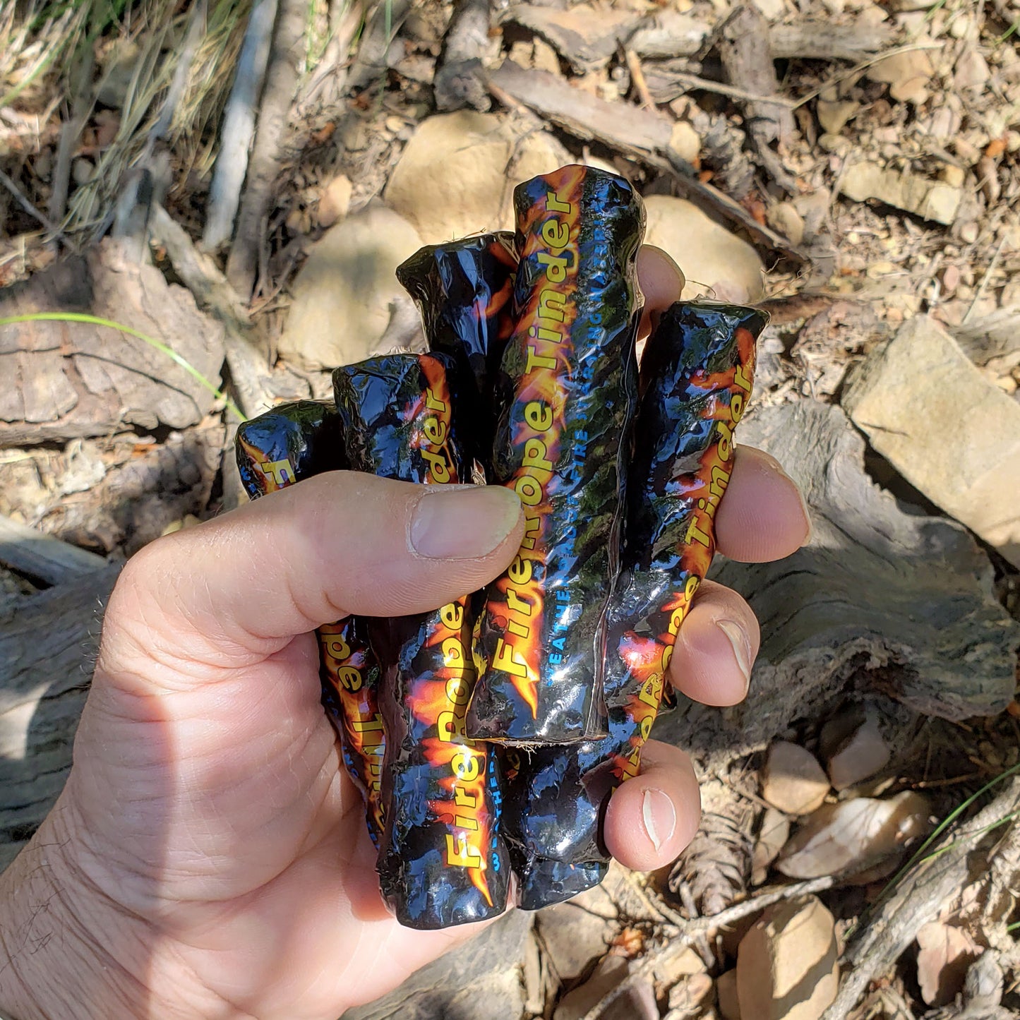 Fire tinder for camping