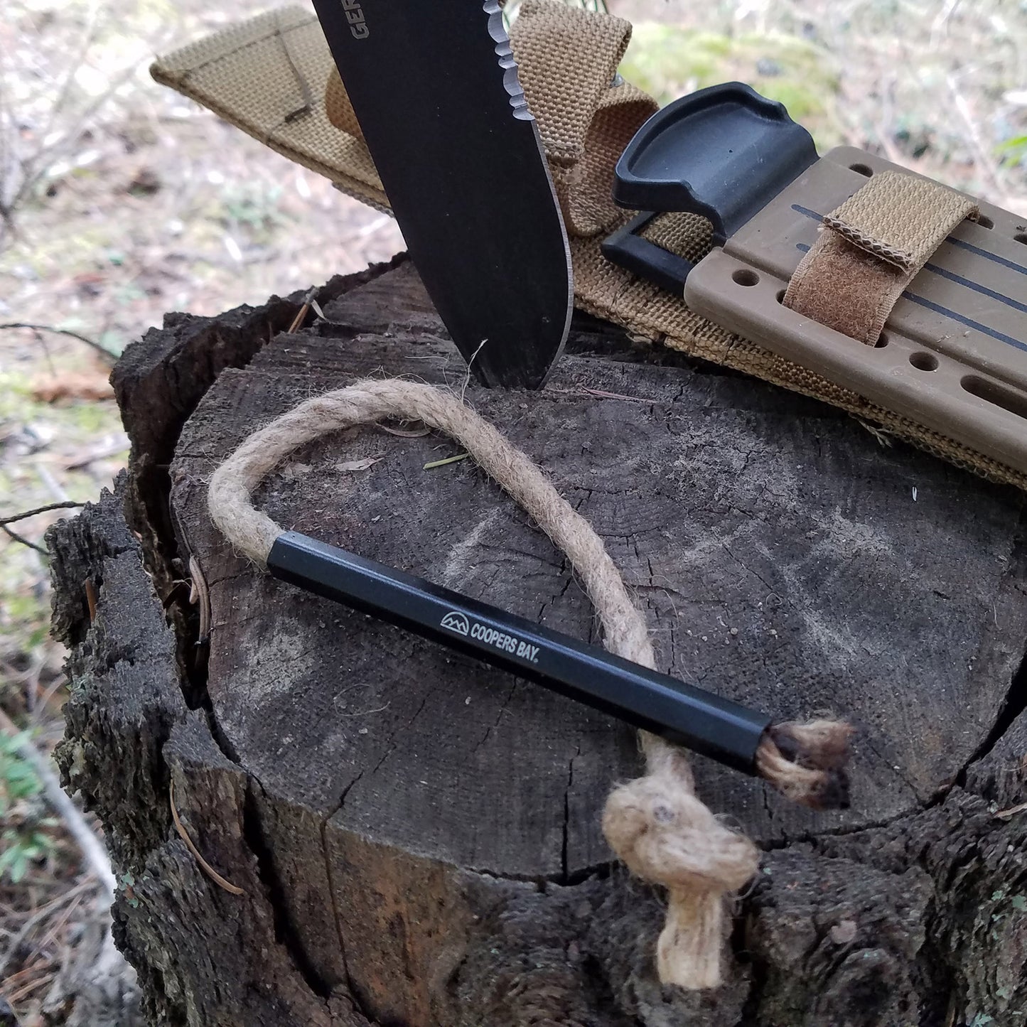 Our fire starting tinder wick ropes contain a special blend of paraffin waxes to quickly and easily light a fire for a campfire or in an emergency situation. A must have as a back up for waterproof matches or as your primary fire starting tools that you can depend on when backpacking, hiking, hunting, camping or in a survival situation.