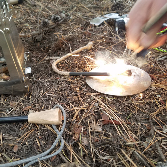 Our fire starting tinder wick ropes contain a special blend of paraffin waxes to quickly and easily light a fire.