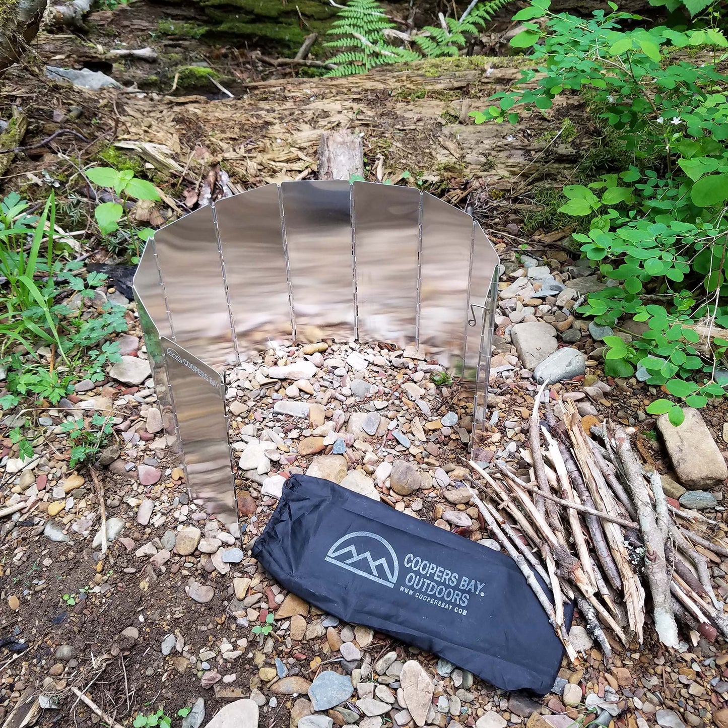 Lightweight 10-Panel Aluminum Windscreen