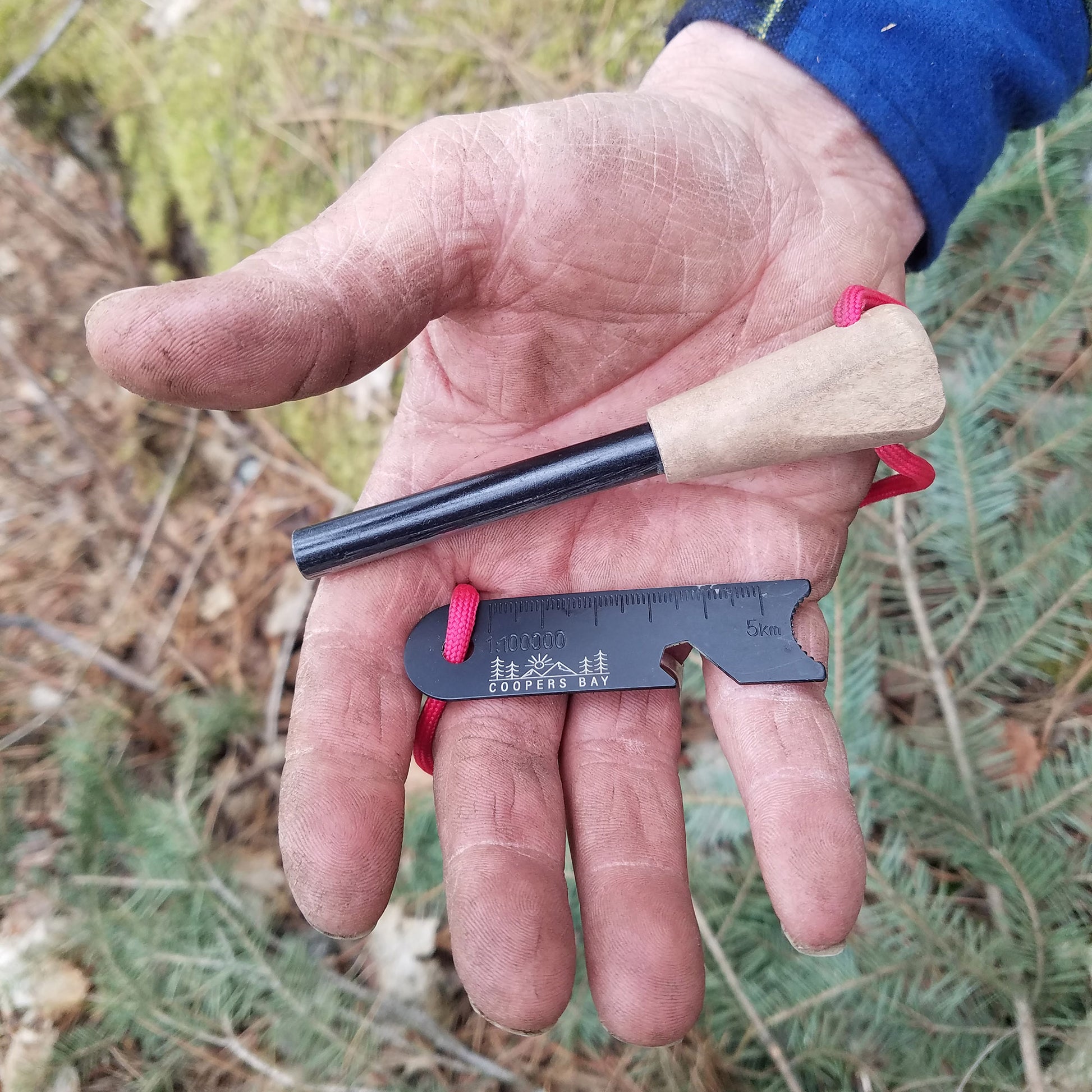 The FireStorm ferro fits easily in the palm of your hand