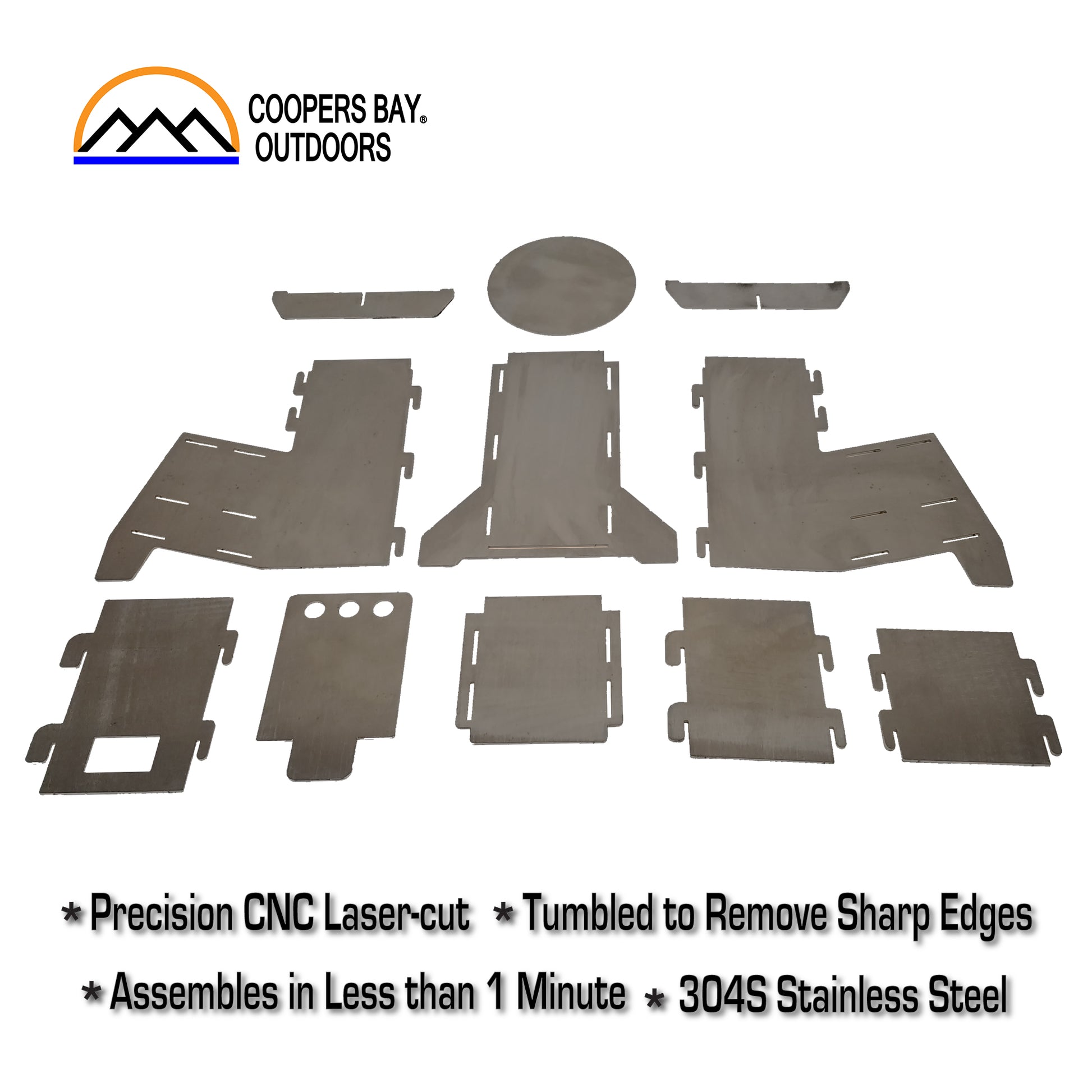 304 stainless steel rocket stove