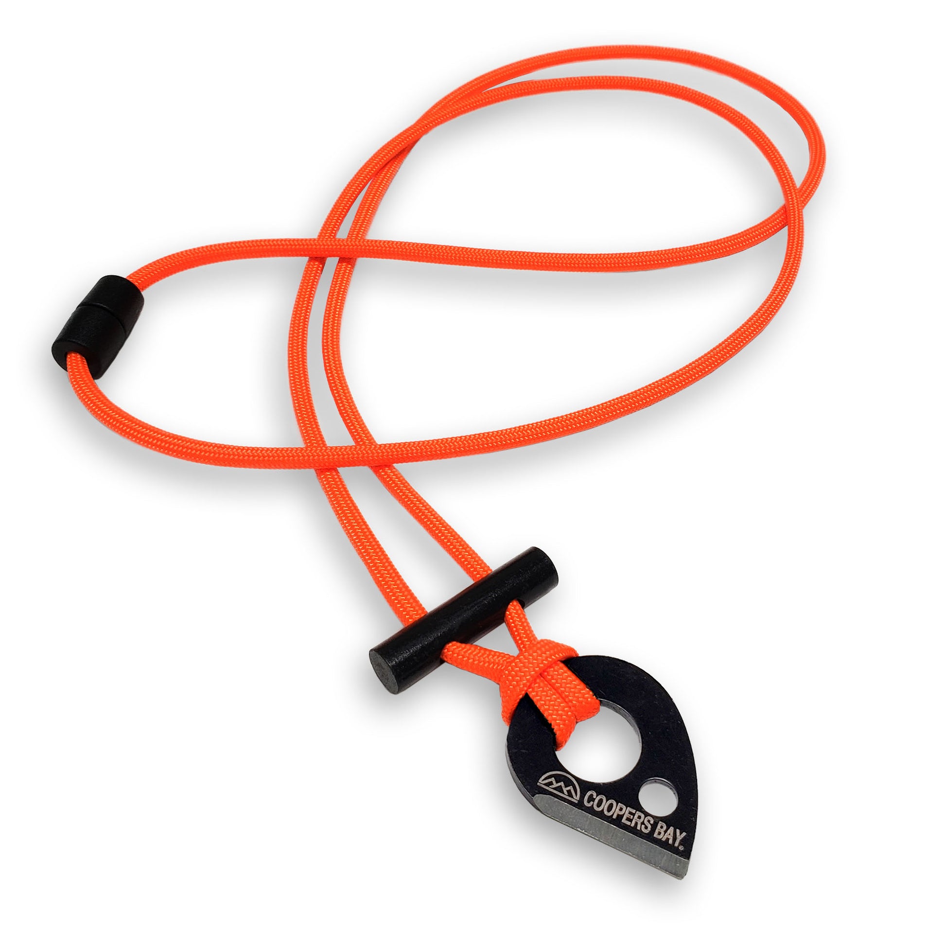 Emergency fire starting necklace