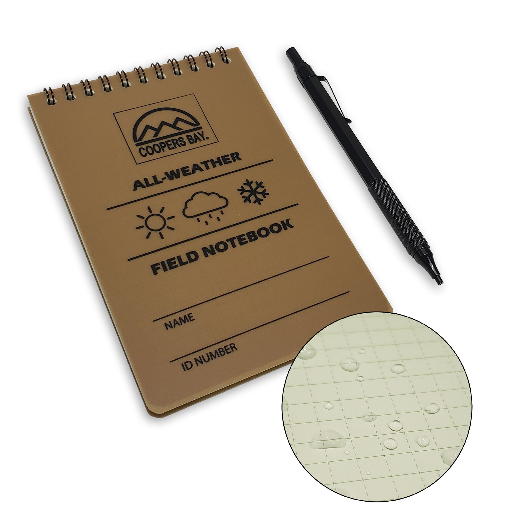 Hydrapad Weatherproof Field Journal/Tactical Notebook – Coopers Bay ...
