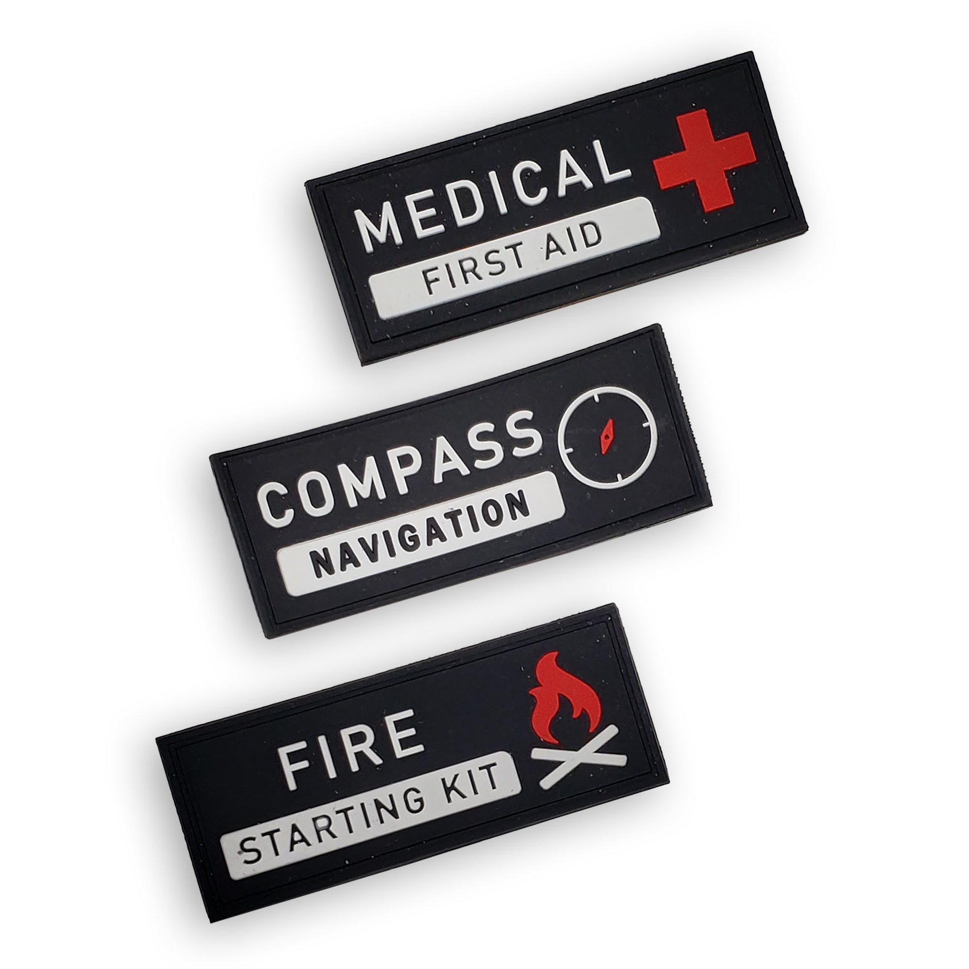 gear patches Tactical Gear Labeling Patch with Hook & Loop (Velcro) backing Compass Navigation