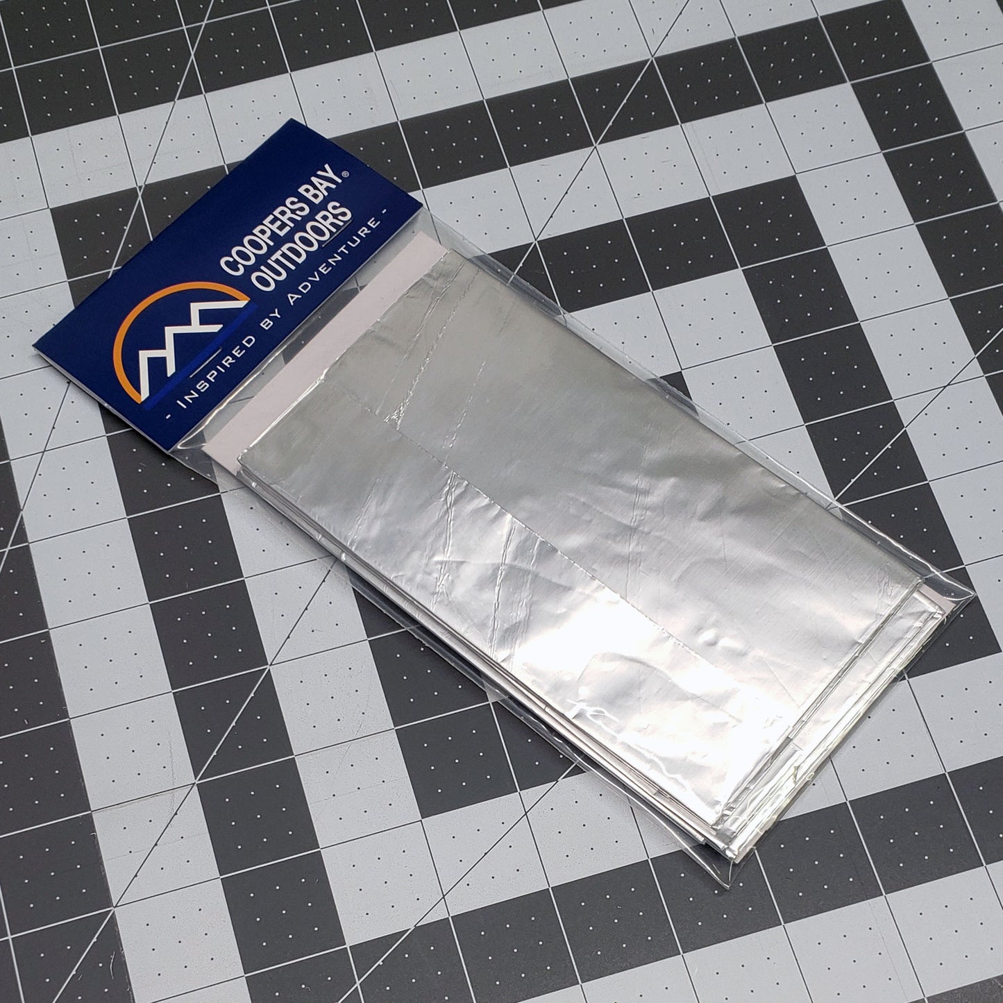 CampFoil­­™ for Hiking, Camping, Prepping  - 18" x 18" HD Aluminum Foil - 5 Pack