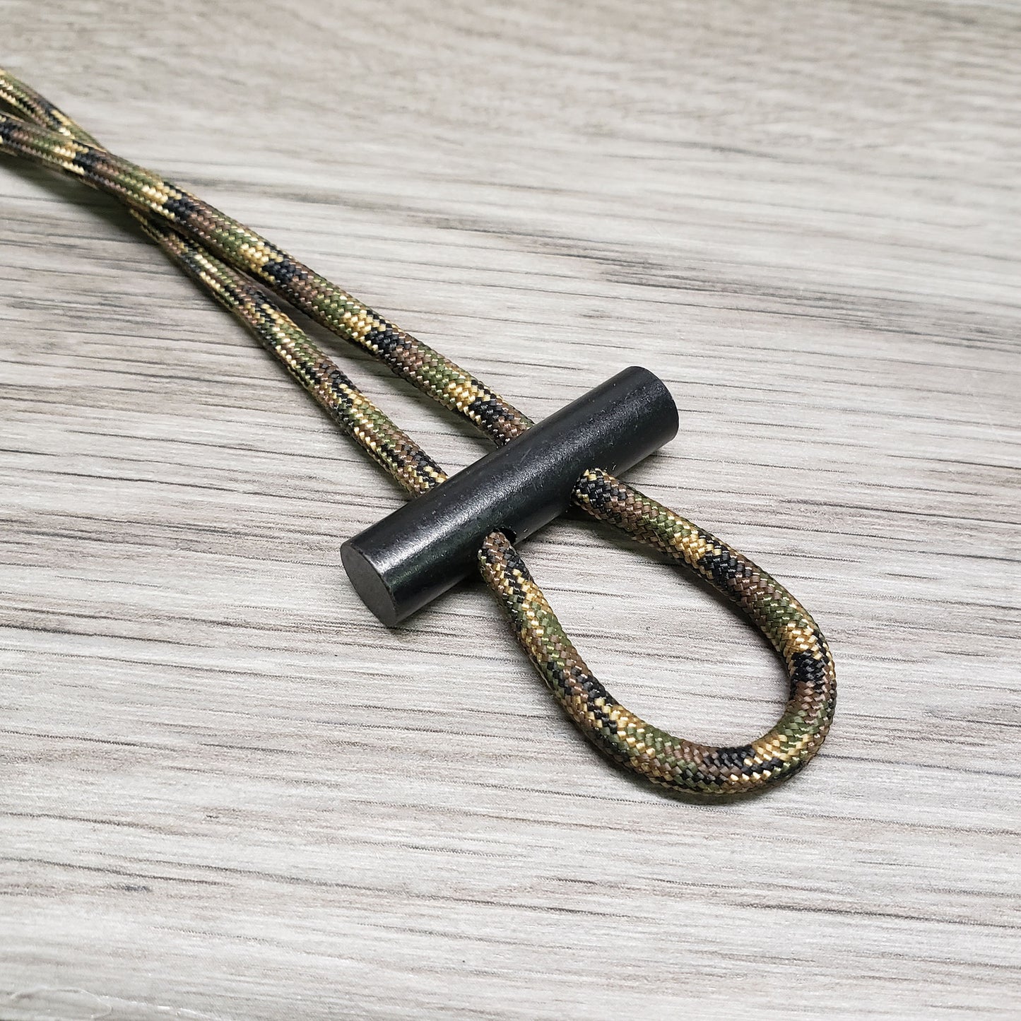 mini ferro rod drilled for paracord