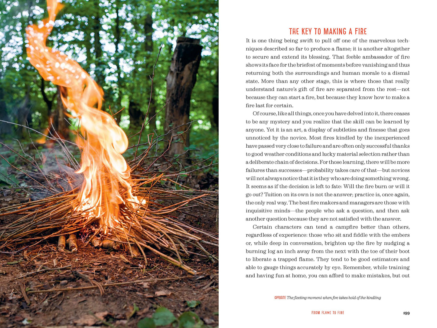 Fire Making: The Forgotten Art of Conjuring Flame with Spark, Tinder, and Skill - Hardcover Edition