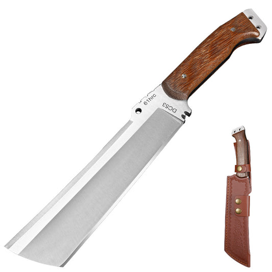 Bushcraft Chopper Knife - Large Baton Blade for Camping/Hiking/Survival