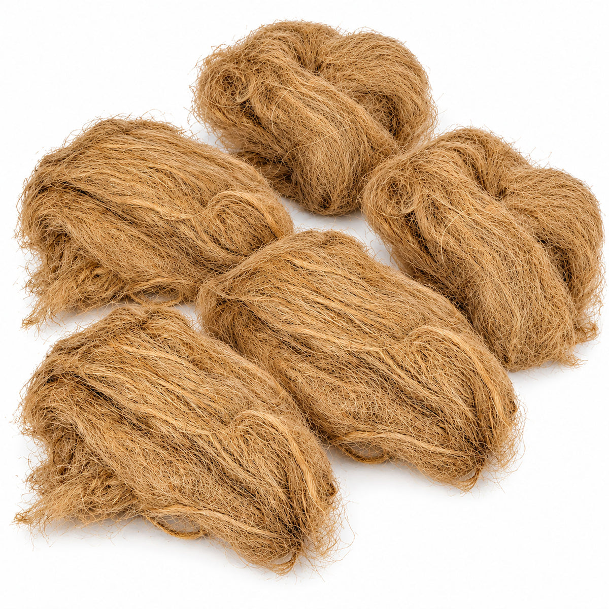 Jute Wool - Primitive FireStarting Tinder for use with Bow drill, Flint & Steel, Magnifier etc.