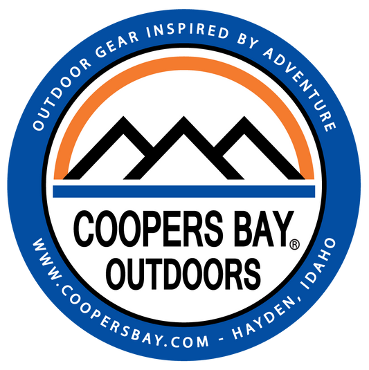 Sticker - Coopers Bay Outdoors, Standard Blue, 2.5-inch