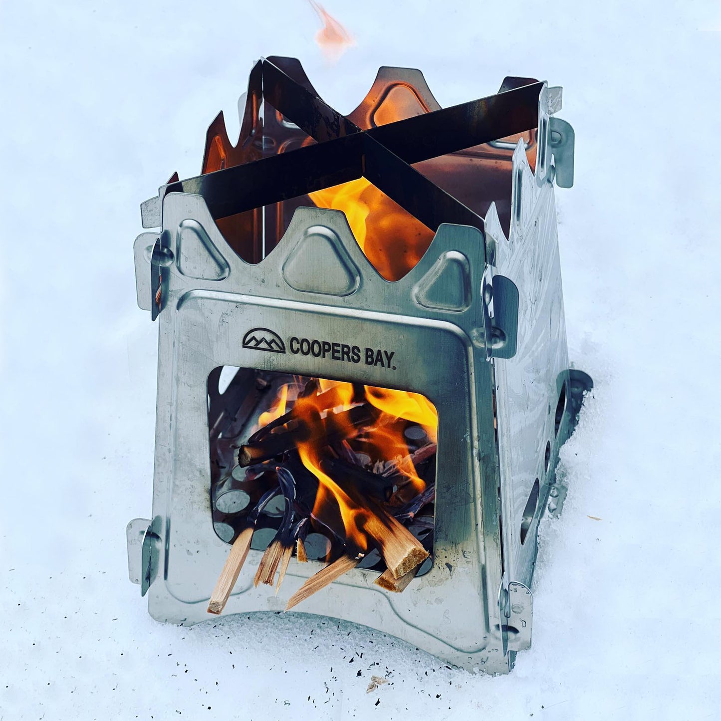 HOLIDAY SPECIAL!! Stainless Steel Portable Camping Twig Stove Made In USA  海外 即決 - スキル、知識