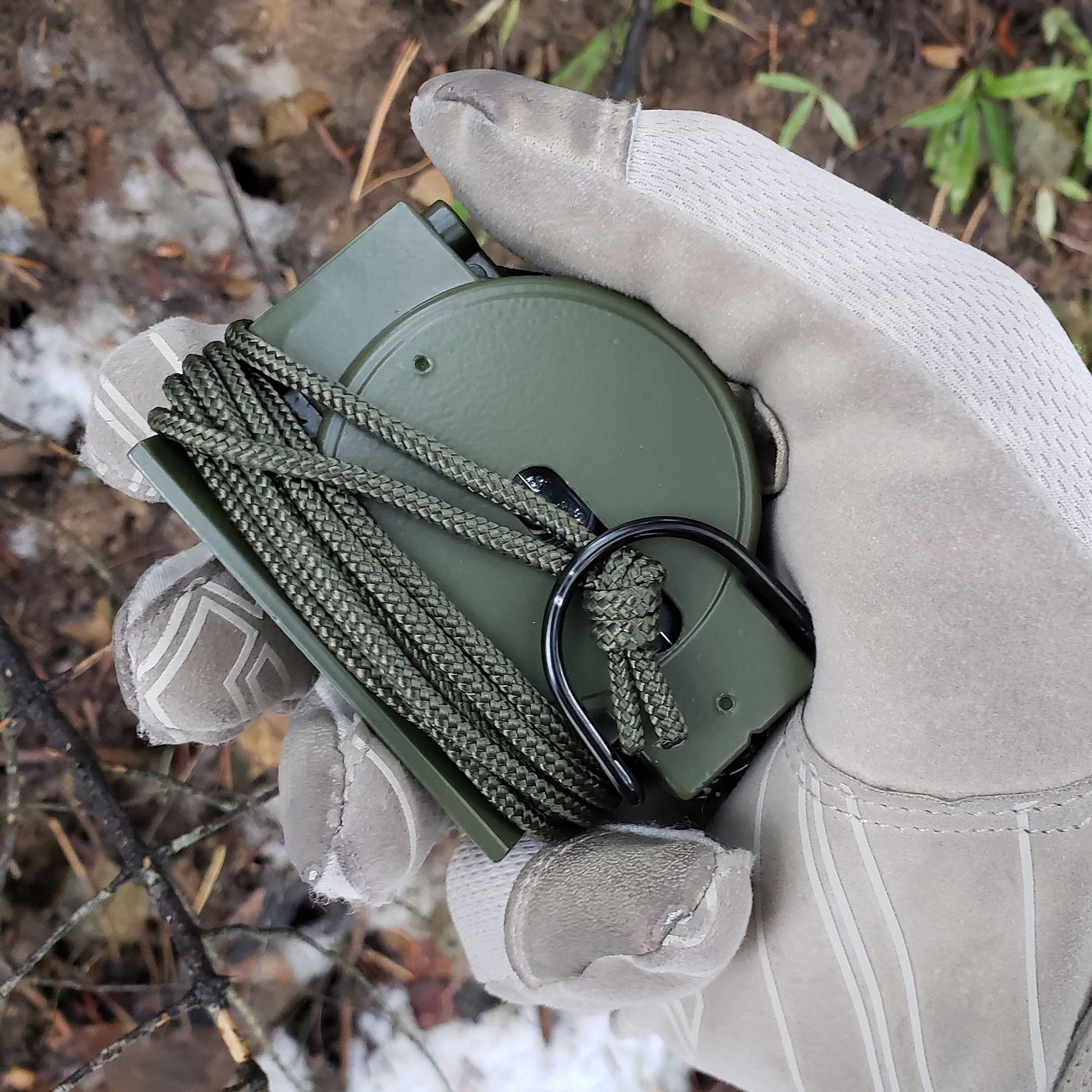 military compass with lanyard