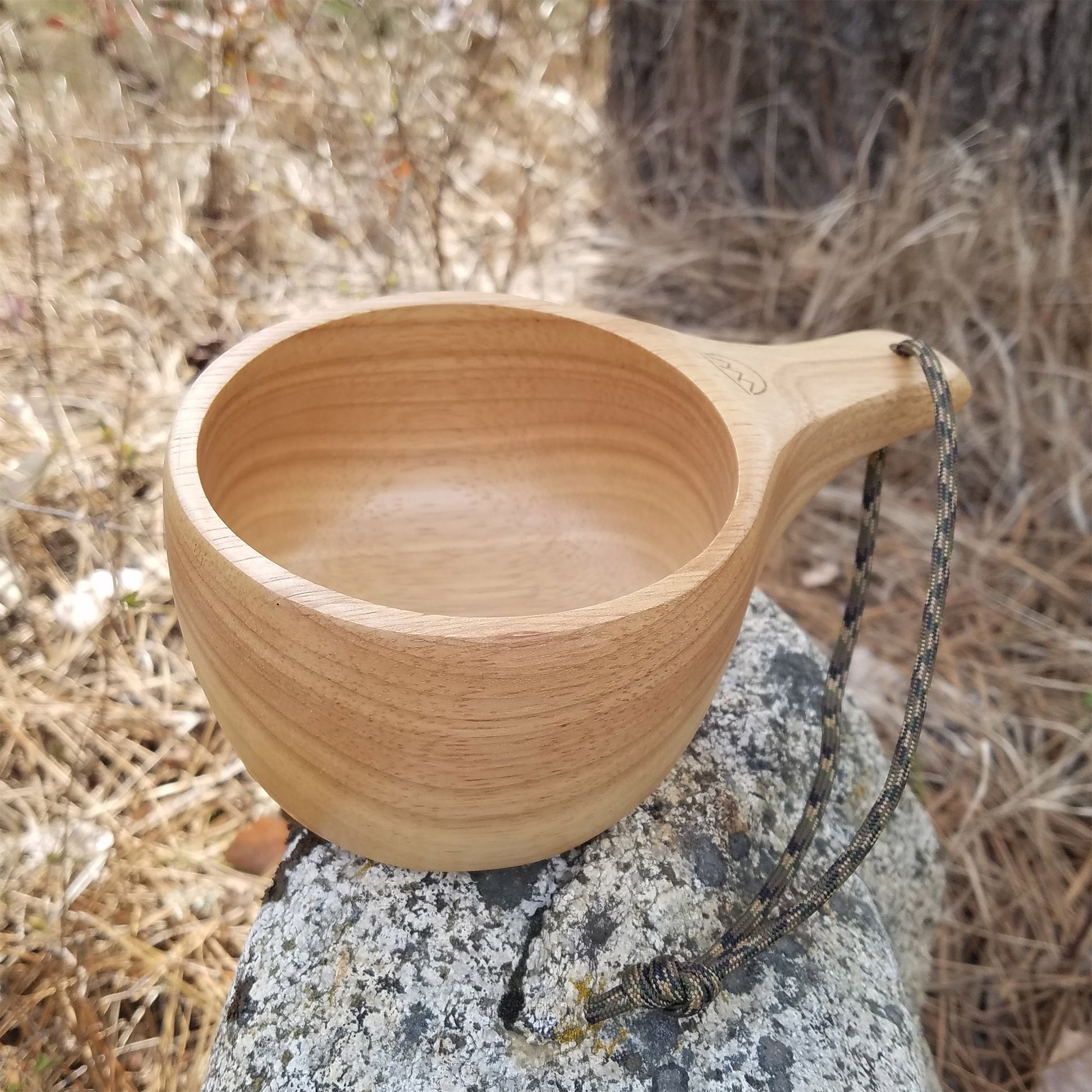 Camp Mug, Wood Handle