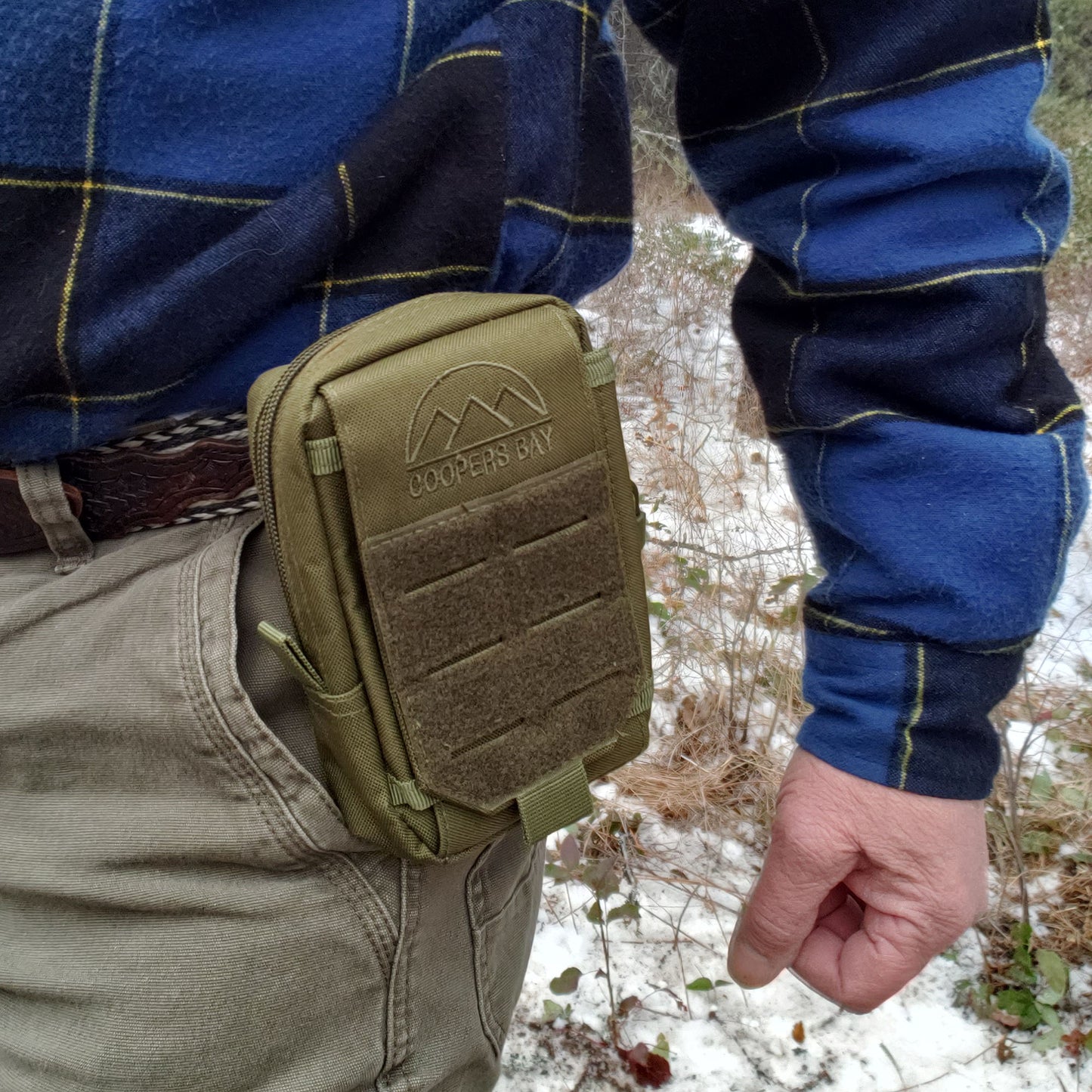 EDC pouch with PALS straps for attachment to your belt or backpack