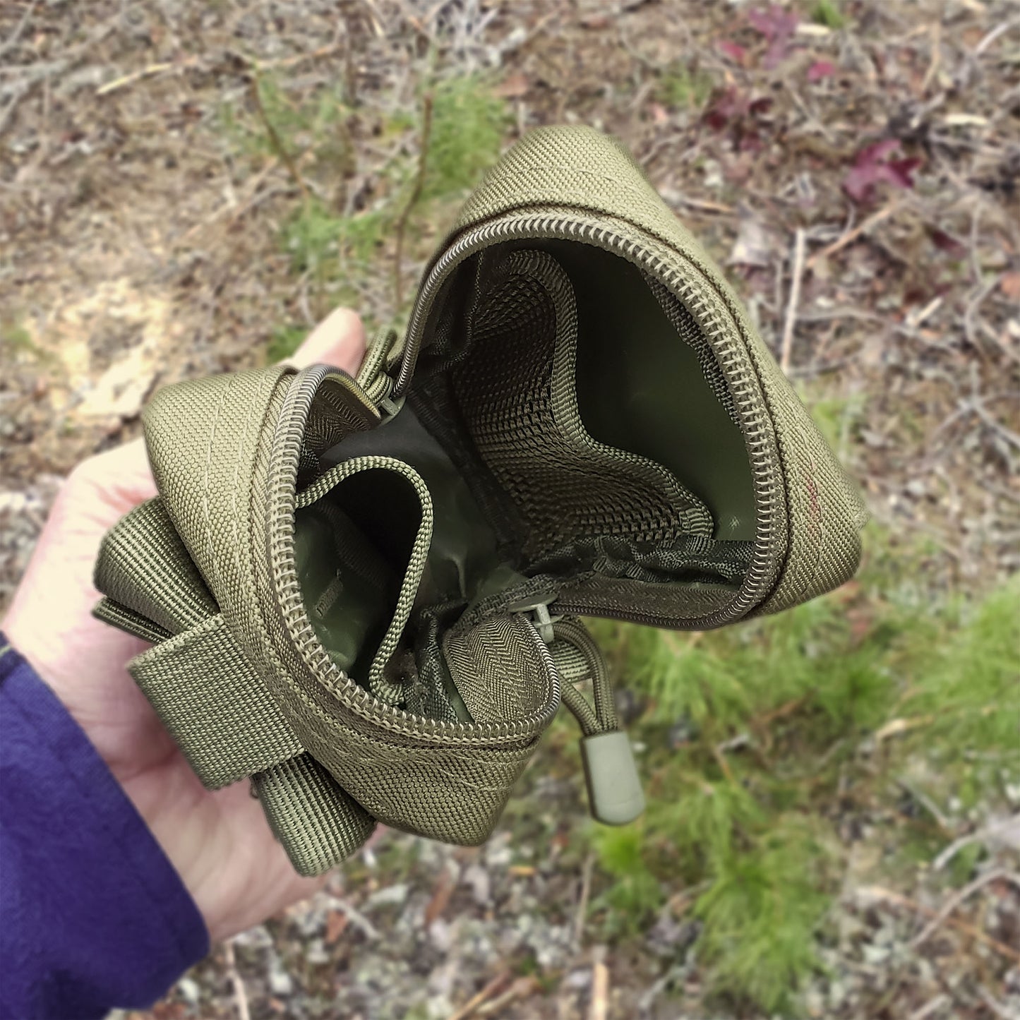 Nylon possibles bag to store and organize your small items when camping or hiking