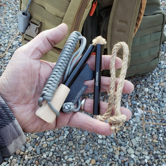 ferro rod and tinder kit