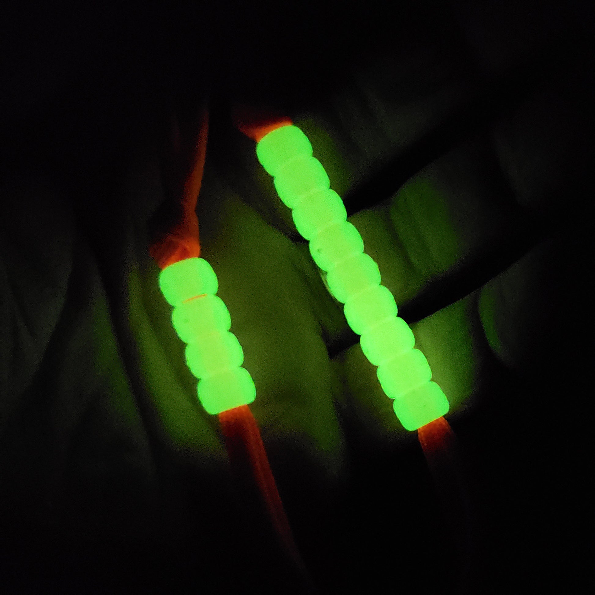 [Glow in The Dark] Pace Count Beads / Army Ranger Beads Hi-Viz Orange