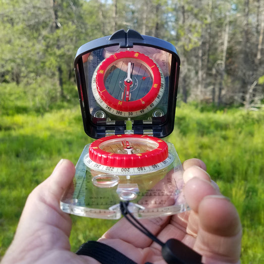 The RS46 Mirrored sight compass has all the professional features needed for accurate map navigation