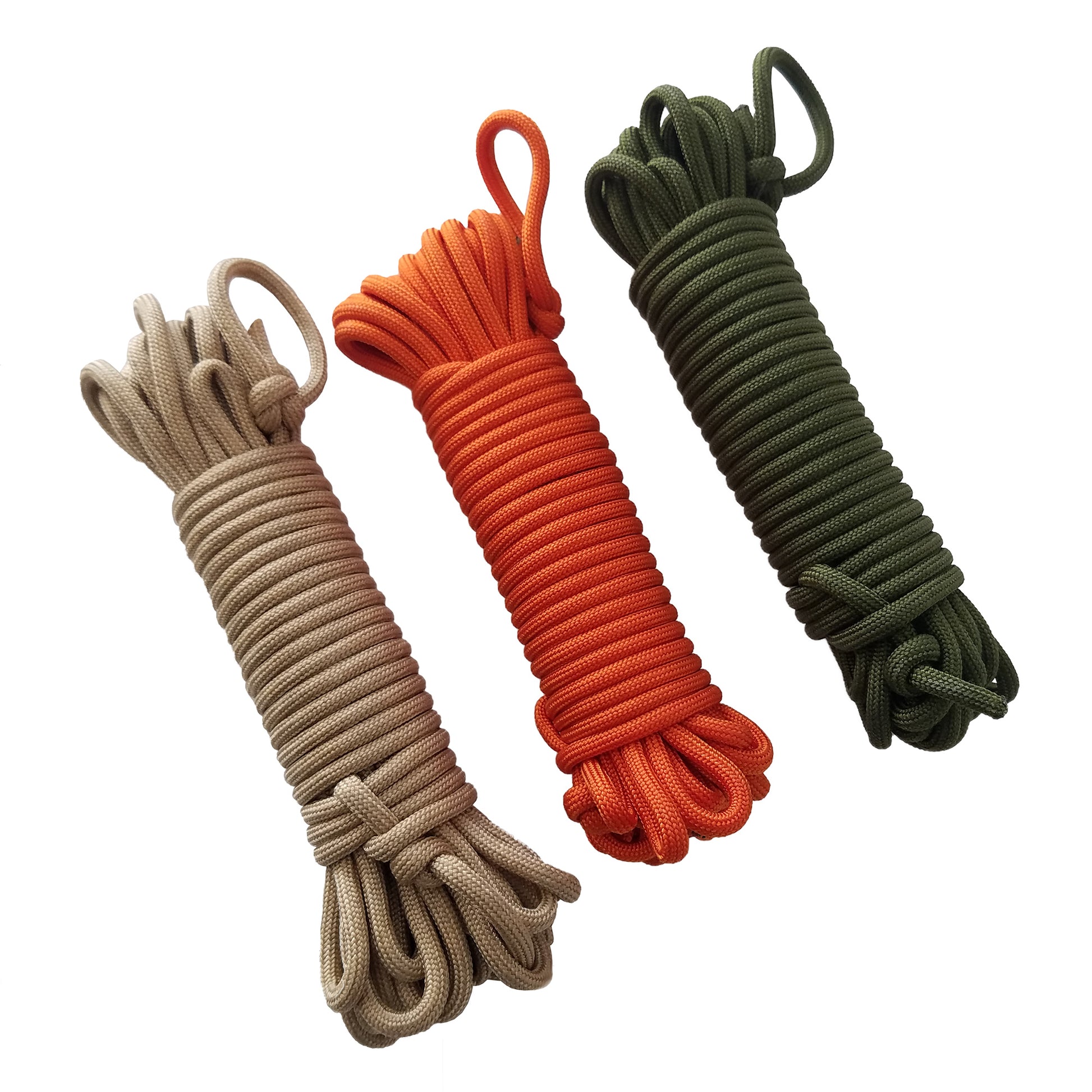 Mil-Spec Type III 550 Paracord - Pre-Wound 25-ft Quick Deploy