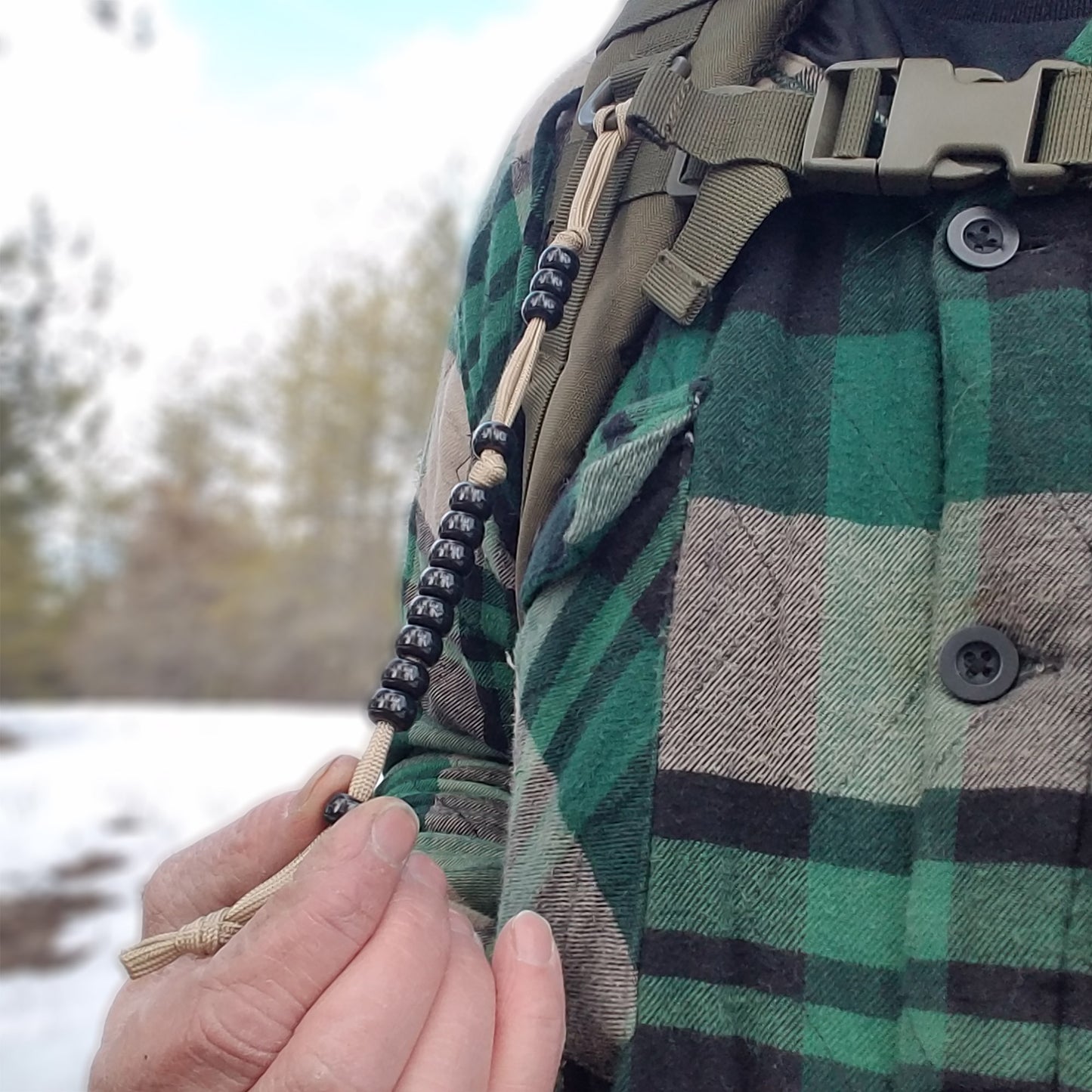Pace count beads help you track distances for orienteering