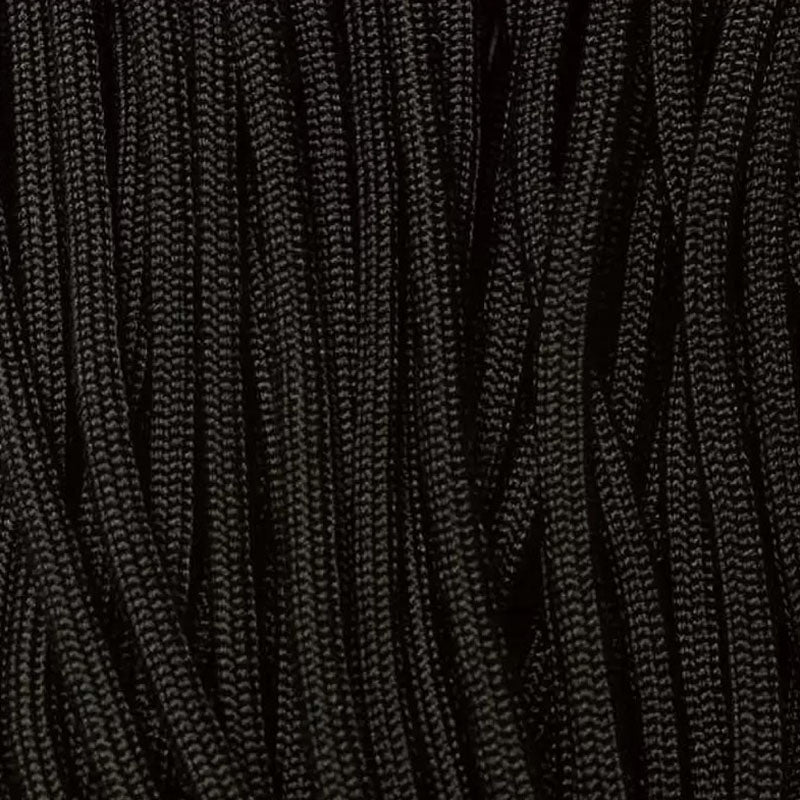 Made in USA paracord. Color: Black